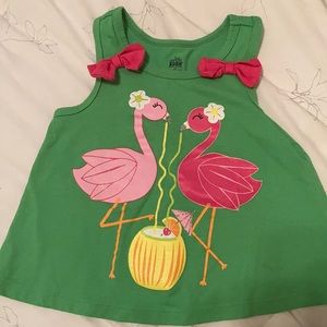 3T 🦩 flamingo top